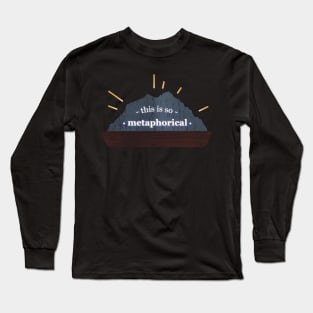 This Is So Metaphorical Parasite Quote Scholars Stone Long Sleeve T-Shirt